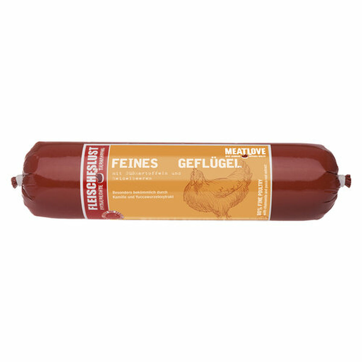 Alimentation humide Fleischeslust 40001A Poulet 400 gr